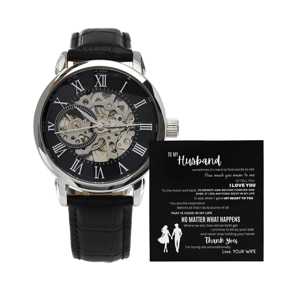 Men's Openwork Watch