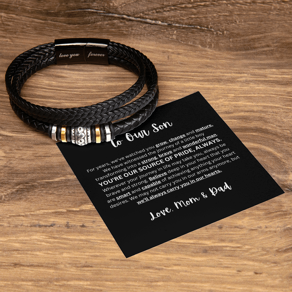 Love You Forever Bracelet | To Our Son