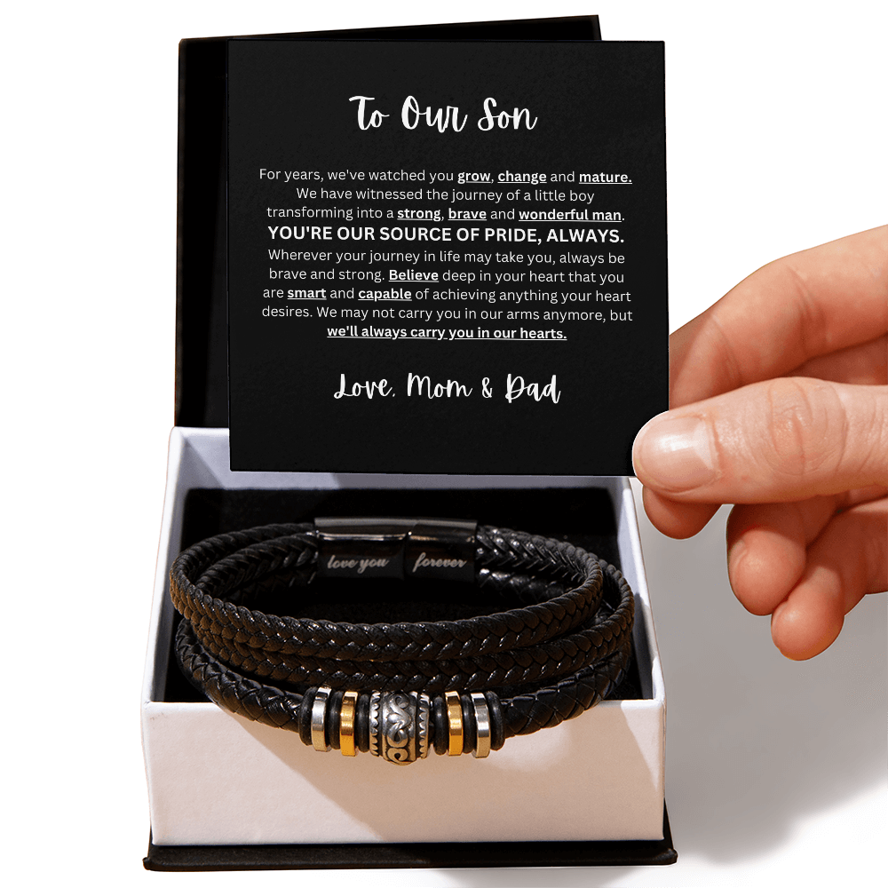 Love You Forever Bracelet | To Our Son