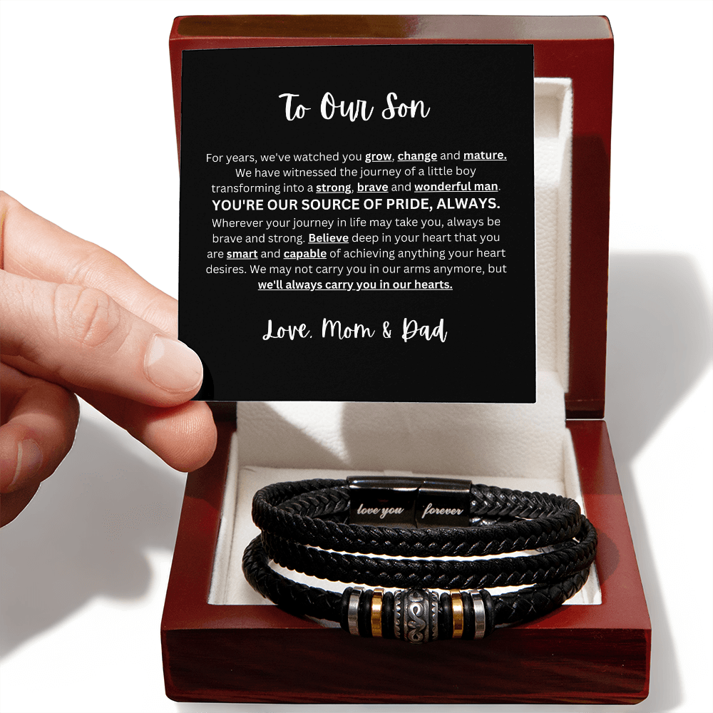 Love You Forever Bracelet | To Our Son
