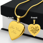 Engraved Heart Necklace | Best Mom Ever
