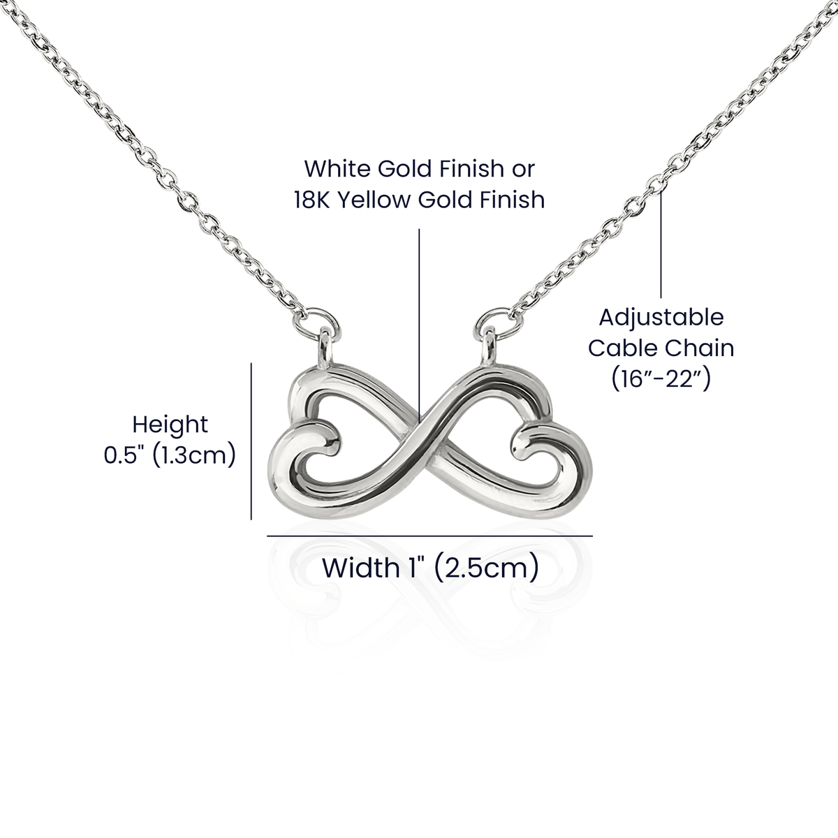 Infinity Hearts Necklace | Mother & Daughter