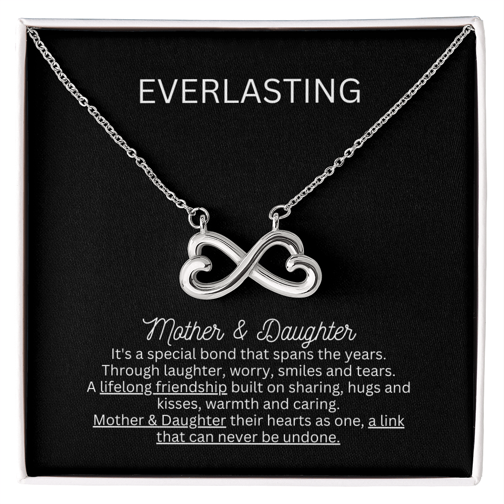 Infinity Hearts Necklace | Mother & Daughter