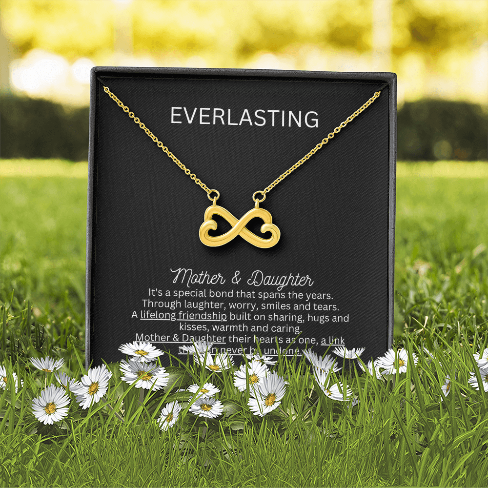 Infinity Hearts Necklace | Mother & Daughter