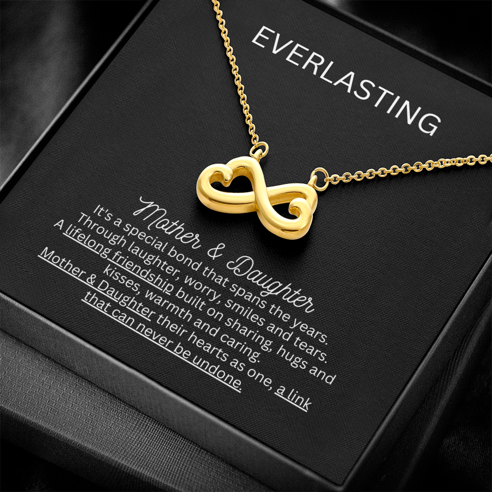 Infinity Hearts Necklace | Mother & Daughter