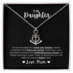 Anchor Pendant Necklace | To My Daughter