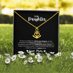 Anchor Pendant Necklace | To My Daughter