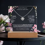 Keepsake Acrylic & Love Knot Necklace | Secrets