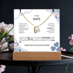 Keepsake Acrylic & Forever Love Necklace | To My Wife