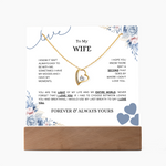 Keepsake Acrylic & Forever Love Necklace | To My Wife