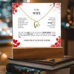 Keepsake Acrylic & Forever Love Necklace | To My Wife